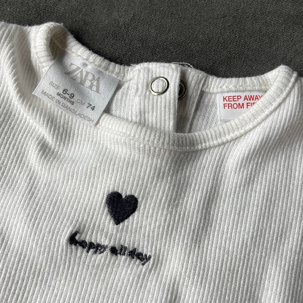Long sleeve Zara shirt 6-9 months